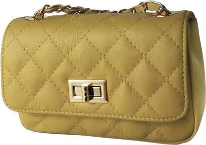 MamaMilano Women/Girls Italian Handmade Genuine Leather Cleo Shoulder Bag/Purse/HandBag/Totebag with Shoulder Strap