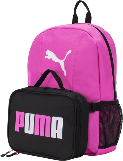 PUMA unisex-child Backpack & Lunch Kit Combo