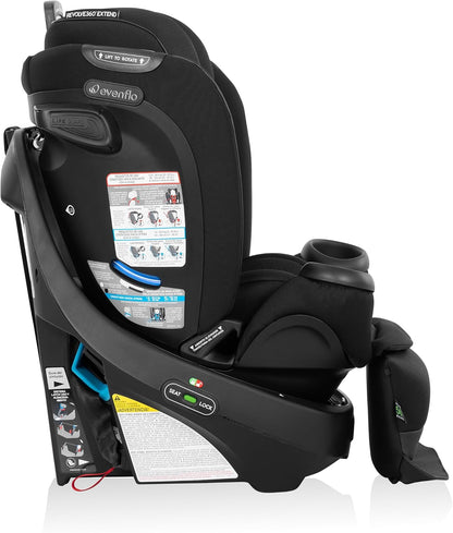 Evenflo Gold Revolve360 Extend All-in-One Rotational Car Seat with SensorSafe - Onyx