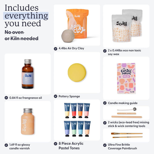 Purilite Select Candle Making &amp; Pottery Kit