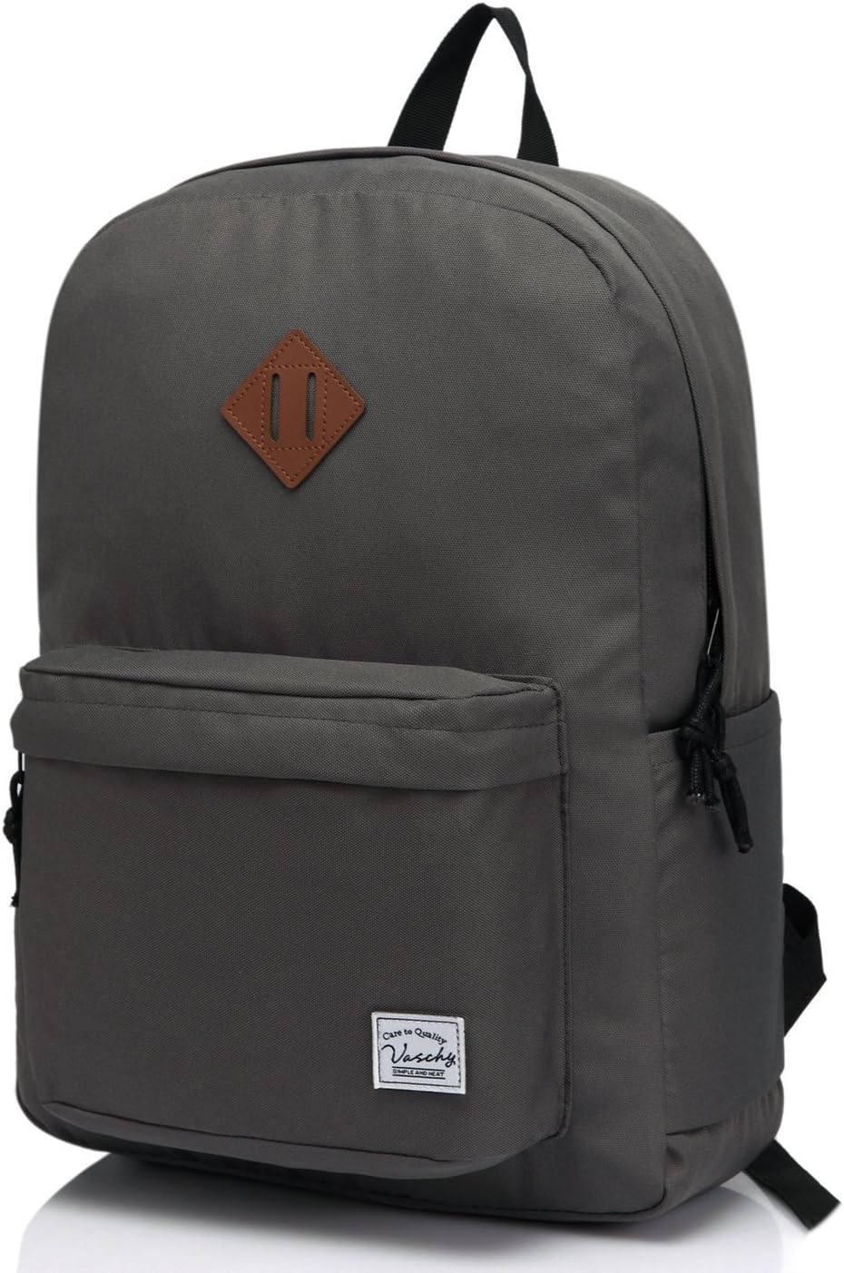 School Backpack for Kids, VASCHY Lightweight Water Resistant Casual Schoolbag Daypack for Men Women Teen Boys Girl Bookbag