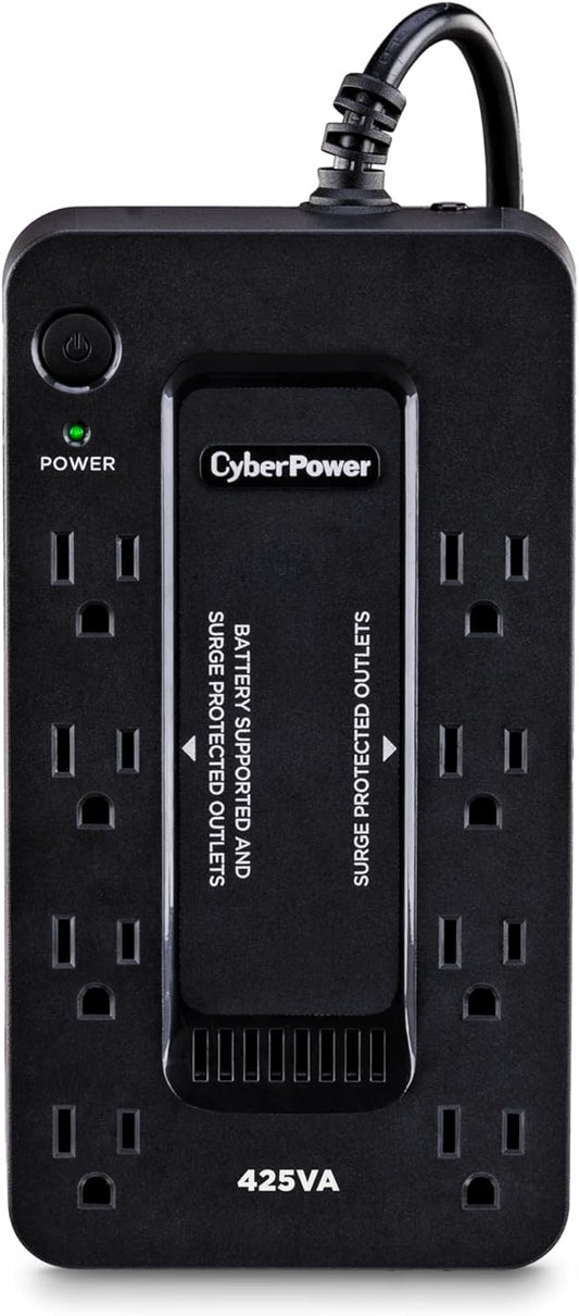 CyberPower ST425 Standby UPS System, 425VA/260W, 8 Outlets, Compact