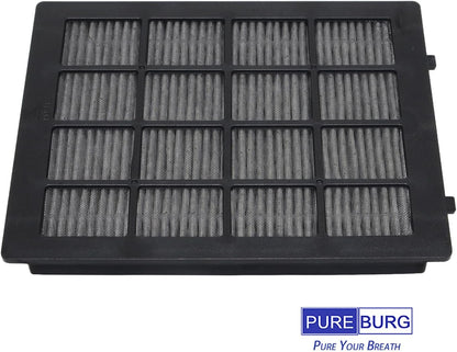 PUREBURG Replacement Filter Compatible with LUFTRUM C401 Car Air Purifier,2-Pack H13 True HEPA 3-Stage Filtration Activated Carbon 2-in-1 - PuriLite