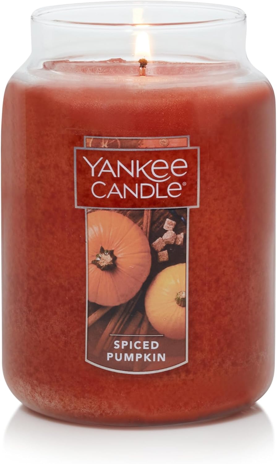 Yankee Candle Scented Candle, Sage & Citrus, Original Large Jar Candle, 110-150 Hours of Burn Time, 22 oz.