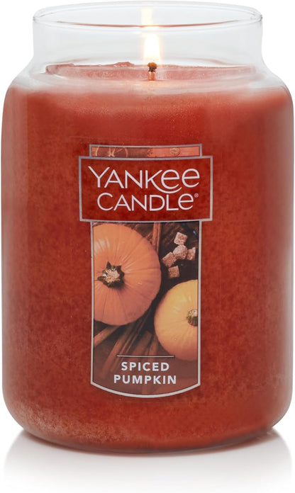Yankee Candle Scented Candle, Sage & Citrus, Original Large Jar Candle, 110-150 Hours of Burn Time, 22 oz.