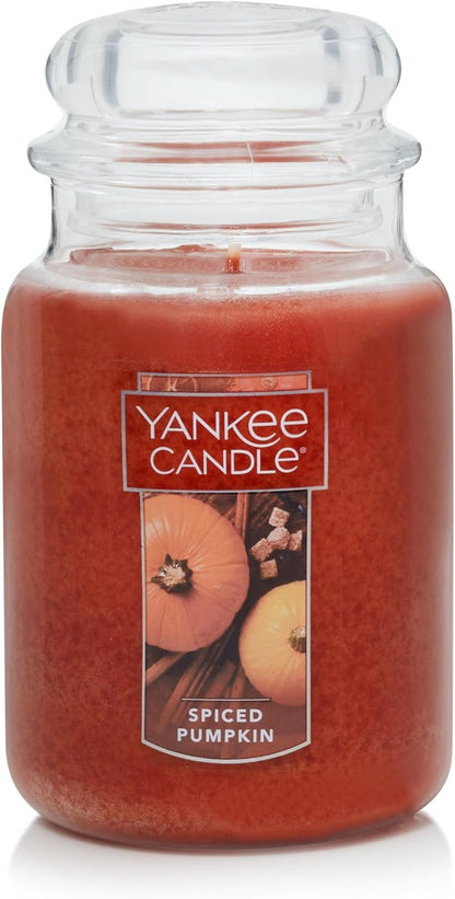Yankee Candle Scented Candle, Sage & Citrus, Original Large Jar Candle, 110-150 Hours of Burn Time, 22 oz.
