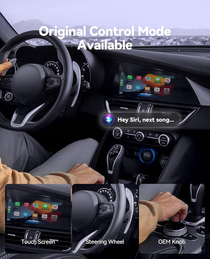 Wireless CarPlay Adapter & Android Auto Adapter, Convert Wired to Wireless
