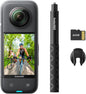 Insta360 Get-Set Bundle- Insta360 X3 Waterproof 360 Action Camera with 1 2 48Mp Sensors, Active HDR Video, 72Mp 360 Photo, 4K Single Lens, 60Fps Me Mode, Stabilization, 2.29 Touchscreen, Ai Editing