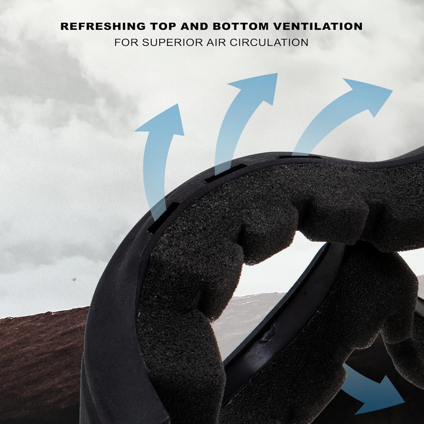 Birdz Eyewear - The Buzzard - Padded Motorcycle Riding Goggle Fits Over Glasses