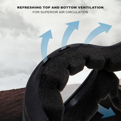 Birdz Eyewear - The Buzzard - Padded Motorcycle Riding Goggle Fits Over Glasses