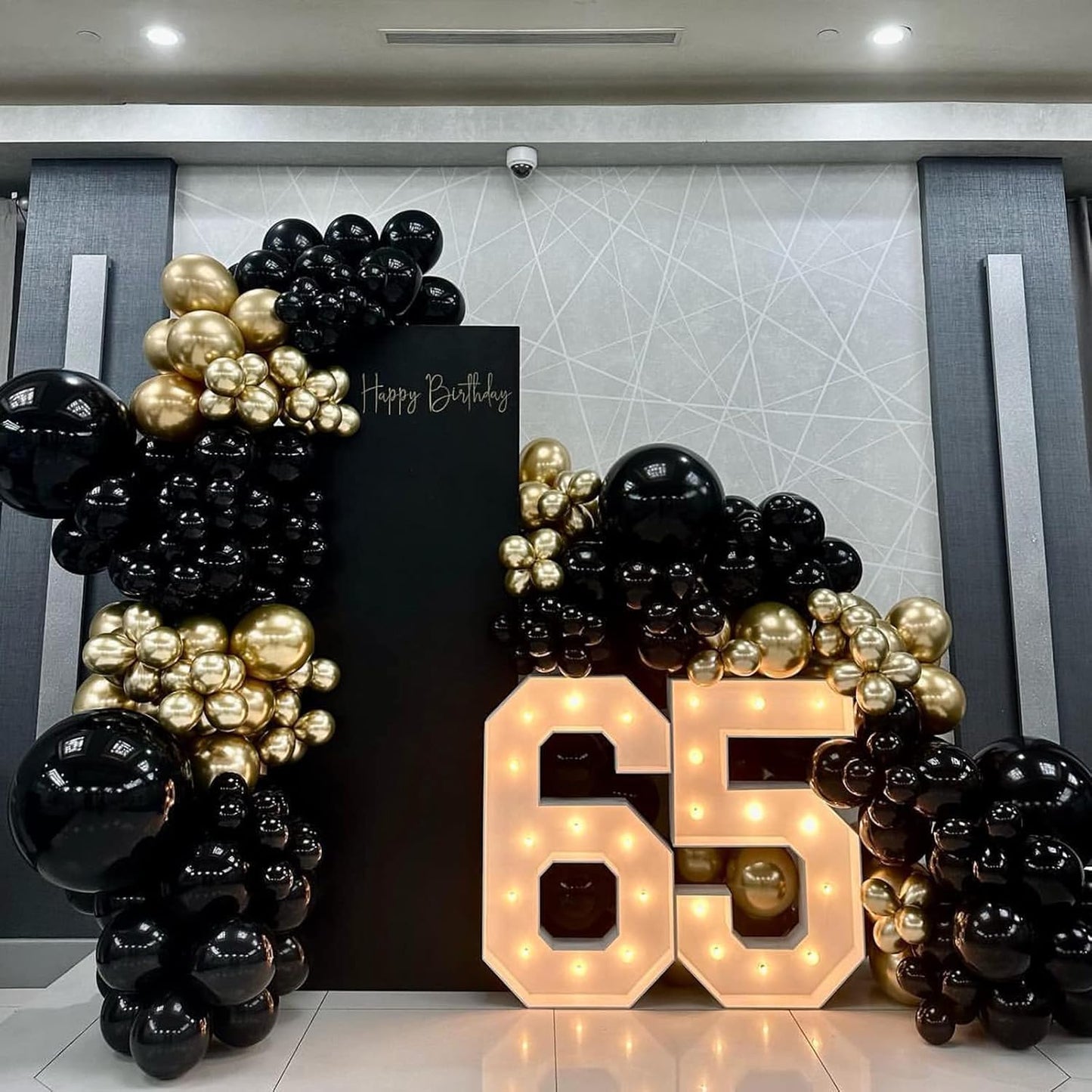 Gold Metallic Chrome Latex Balloon Arch Kit, 102PCS 18In 12In 10In 5In Arch Garland For Festival Picnic, Engagement, Wedding, Birthday Party, Gold Theme Anniversary Decoration With 33FT Ribbon