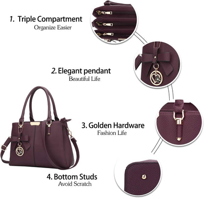 KKXIU Trendy Tote Bag for Women Lightweight Oxford Big Capacity Shoulder Purses and Handbags