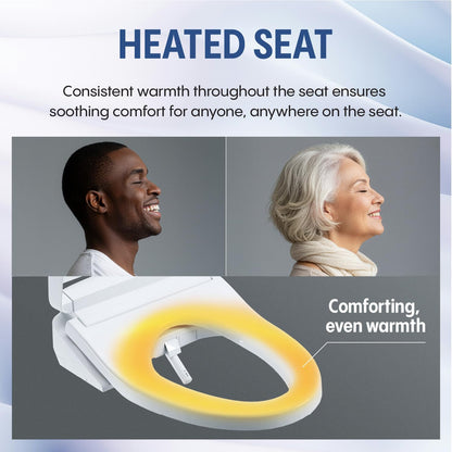 TOTO SW4736AT40#01 WASHLET+ Electronic Bidet Toilet Seat, Cotton White