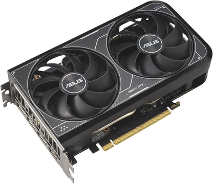 ASUS Dual GeForce RTX 4060 EVO White OC Edition 8GB GDDR6 (PCIe 4.0, 8GB GDDR6, DLSS 3, HDMI 2.1a, DisplayPort 1.4a, Axial-tech Fan Design, 0dB Technology, Dual BIOS, Auto-Extreme Tech)