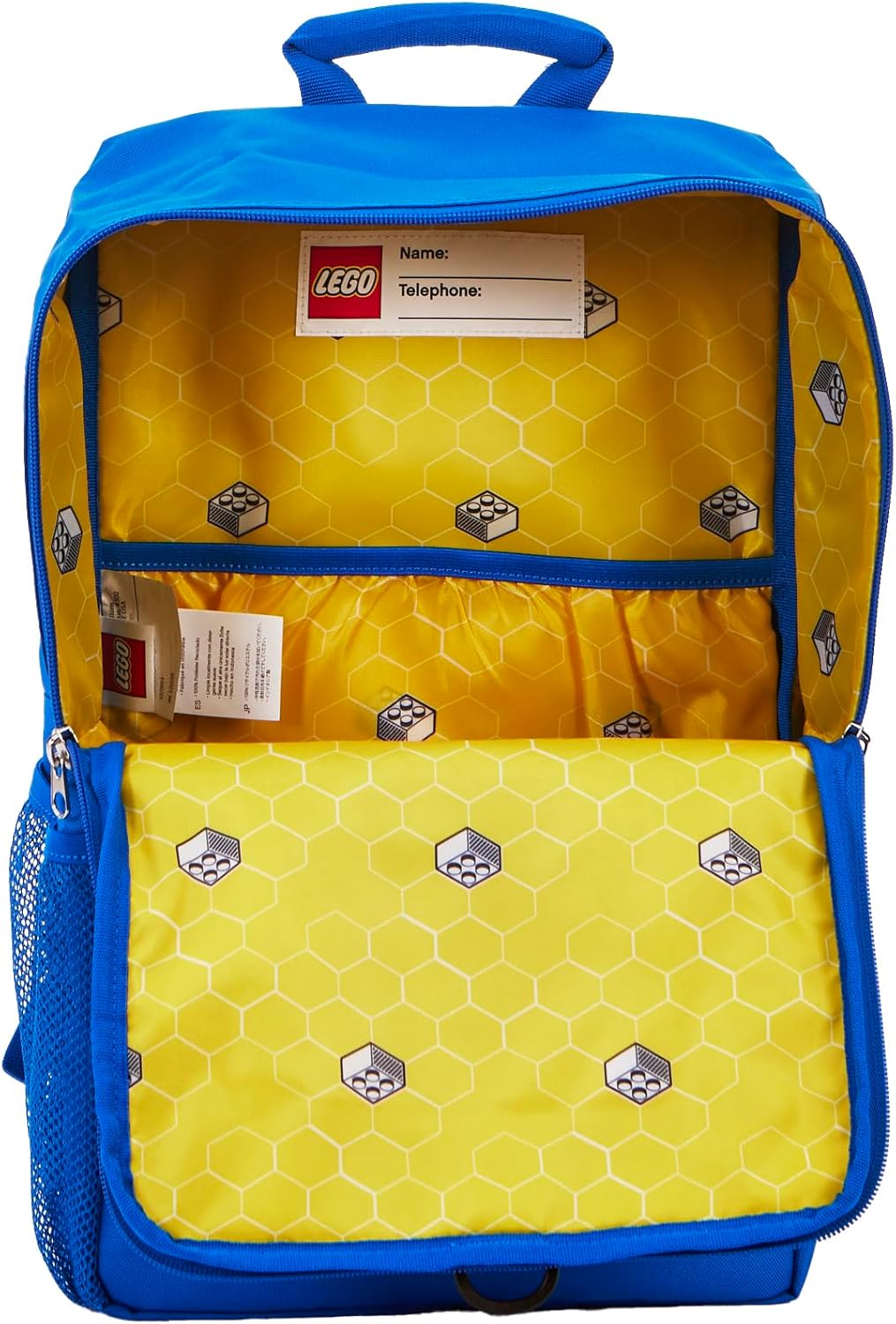 LEGO Lego Brick Backpack-purple Carry-On Luggage, Flame Orange, One Size, Backpack