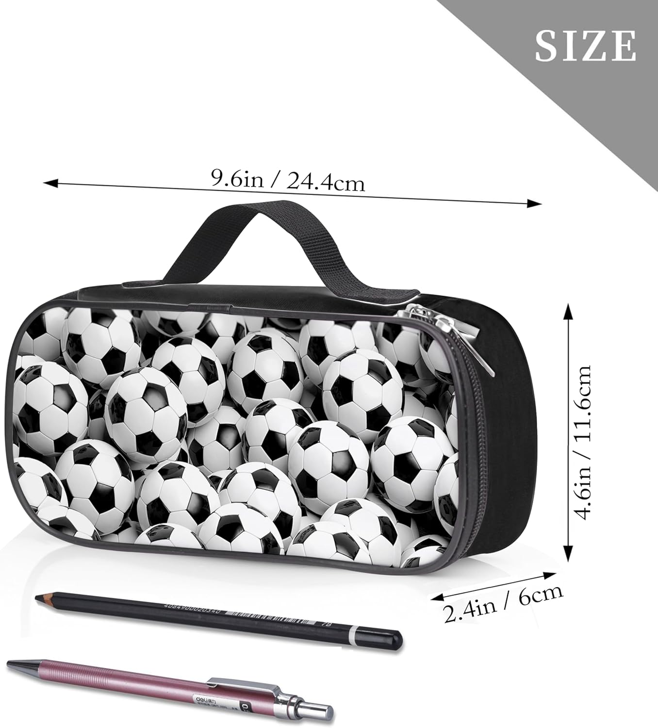 Game Pencil Case for Boys, Pen Holder Case Brush Pot Stationery Multifunction Pen Container Large Capacity Storage Pouch with Zipper Birthday Gifts Pen Box for Boys Men