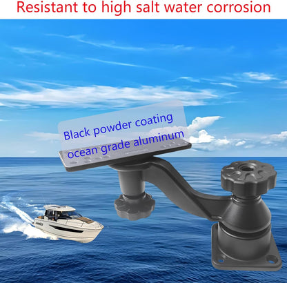 Beigaoxu Cross arm Fish Finder Mount HB01, Used to Fix Fish Finder and Chart Plotters, Compatible with More Marine Electronic Devices Such as Garmin, Lowrance, Etc