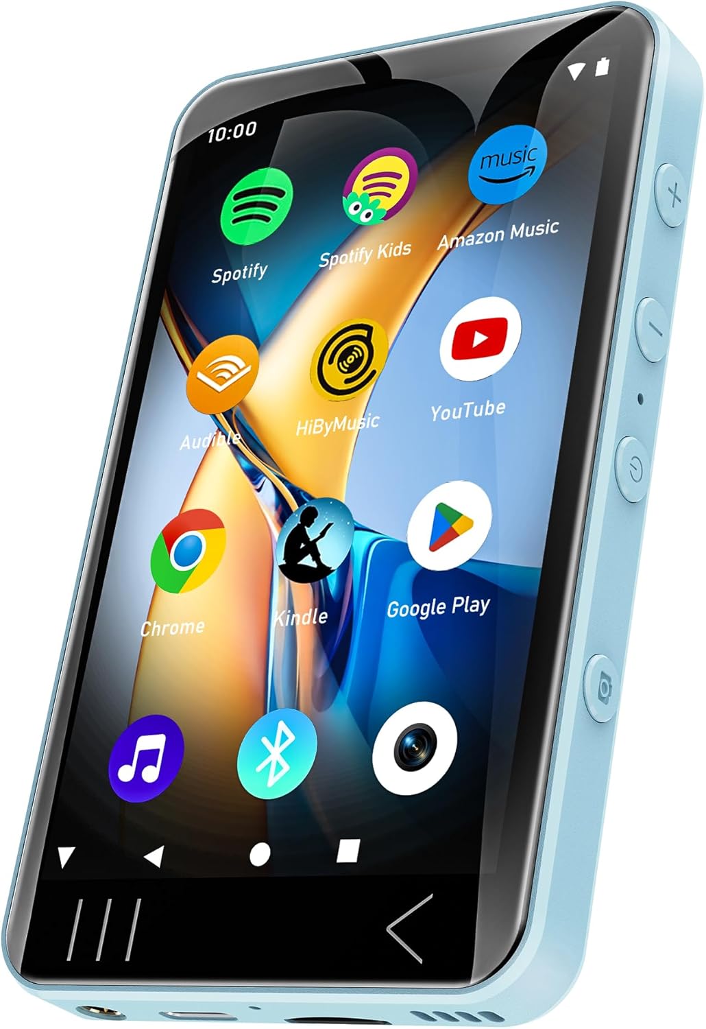 MP3 Player with Bluetooth and WiFi, Music Player with Camera Spotify Pandora,Amazon Music, 4" Touch Screen Android MP4 MP3 Player with Speaker 144GB MP4 & MP3 Player for Travel Sport