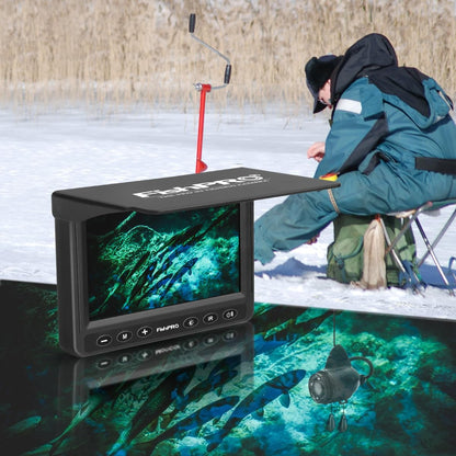MOOCOR Underwater Fishing Camera, Portable Fish Finder Camera HD 1000 TVL Infrared LED Waterproof Camera with 4.3 Inch LCD Monitor for Ice Lake Sea Boat Kayak Fishing