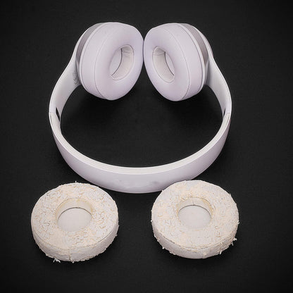 SoloWIT® Ear Pads Cushions Replacement, Earpads for Beats Solo 2 & Solo 3 Wireless On-Ear Headphones with Soft Protein Leather, Stronger Adhesive, Noise Isolation Memory Foam - Black