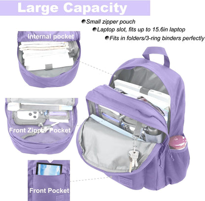 SUPACOOL Lightweight Casual Backpack for Men and Women, Large Backpack for School Boys and Girls