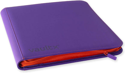 Vault X 12 Pocket Trading Card Zip Binder, 480 Cards, Compatible with Pokemon Scarlet & Violet Set, Exo-Tec Album Material, 20 Side-Loading Pages, Folder for Collectible TCG (SV1)
