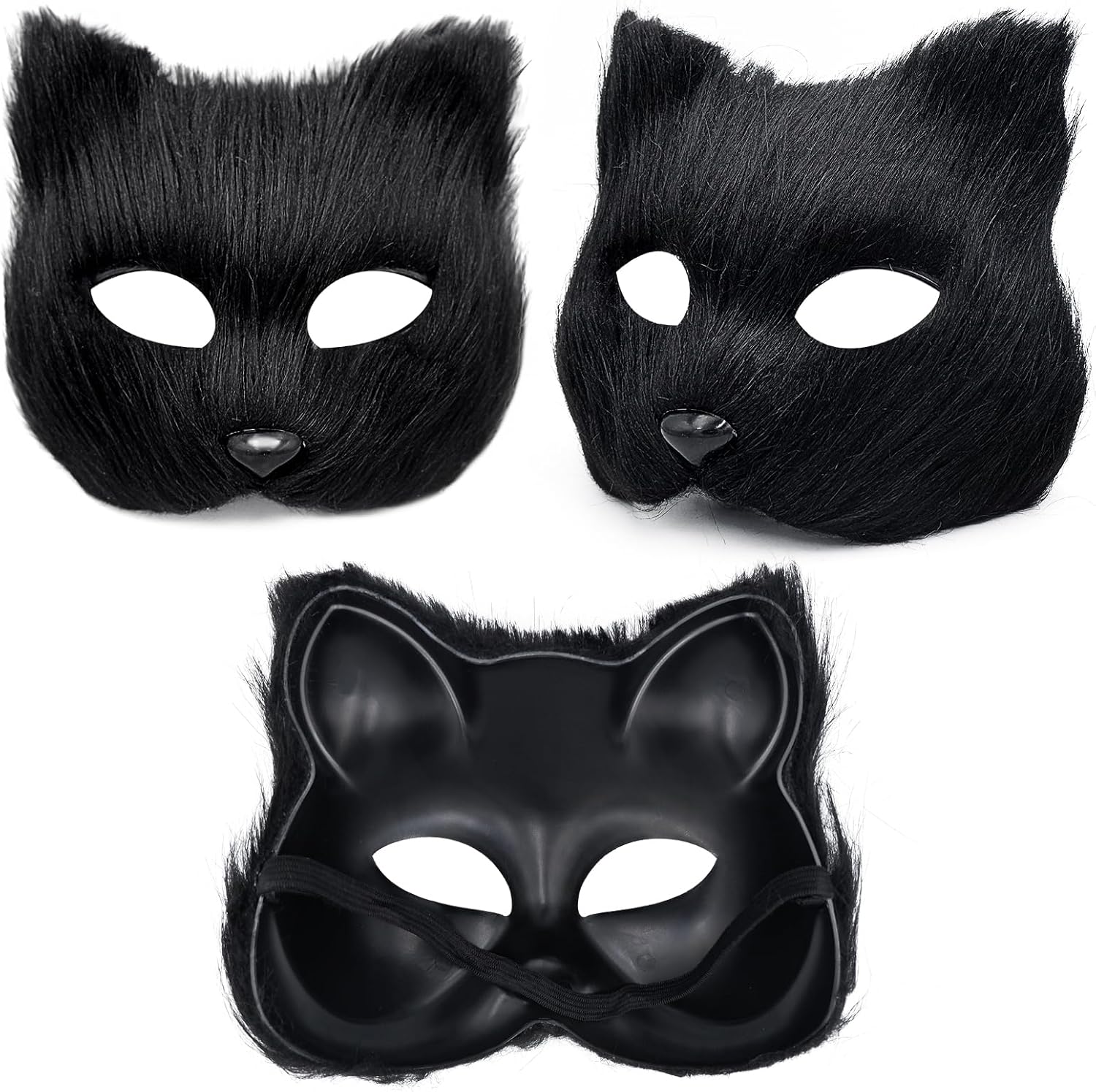 Therian Mask and Tail Set Furry Fox Mask Therian Fox Tail Halloween Set - PuriLite