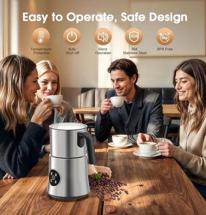 PSIIDAN Milk Frother, All in One Electric Frother