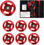 BESPORTBLE 2pcs Household Muscle LAT Biceps Trainer Equipment Degree Cable Accessory Aluminum Pulling Durable Shoulder Back Arm Alloy Machine Pull Practical Gym Pulley System Metal