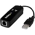USB 56K External Dial Up Fax Data Modem with RJ11 Cable for 98/2000/xp Vista, for 11/10/8/7, 32/64bit, for Linux Operating System