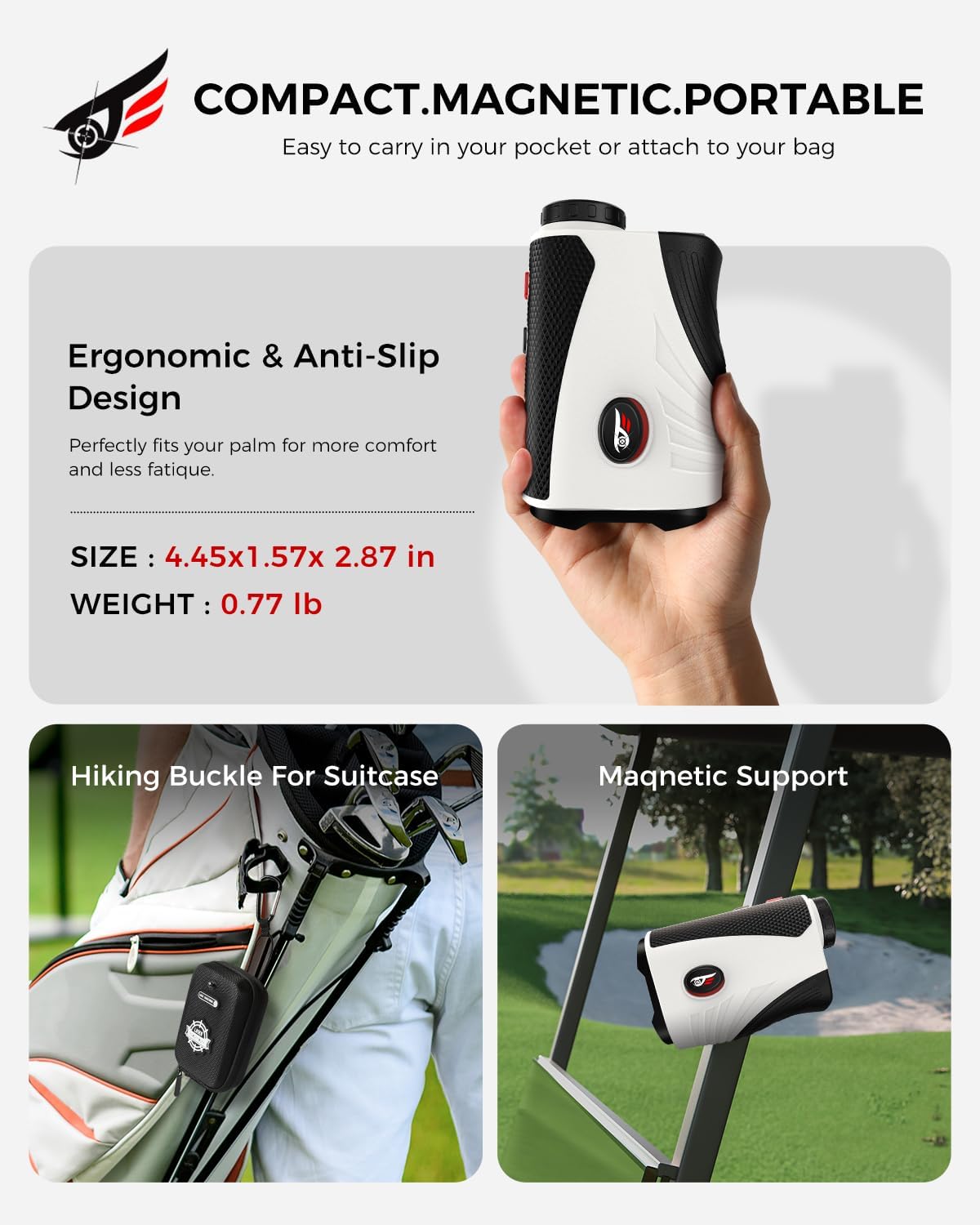 Purilite Select Rechargeable Golf Rangefinder