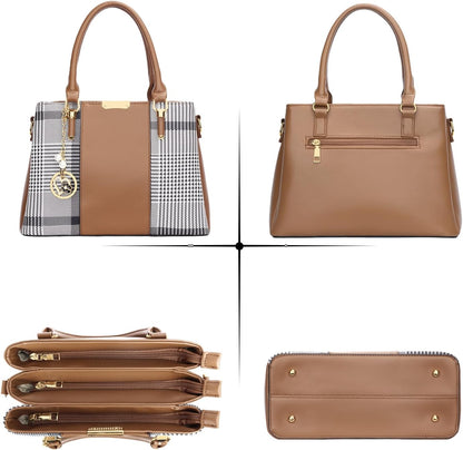 KKXIU Trendy Tote Bag for Women Lightweight Oxford Big Capacity Shoulder Purses and Handbags