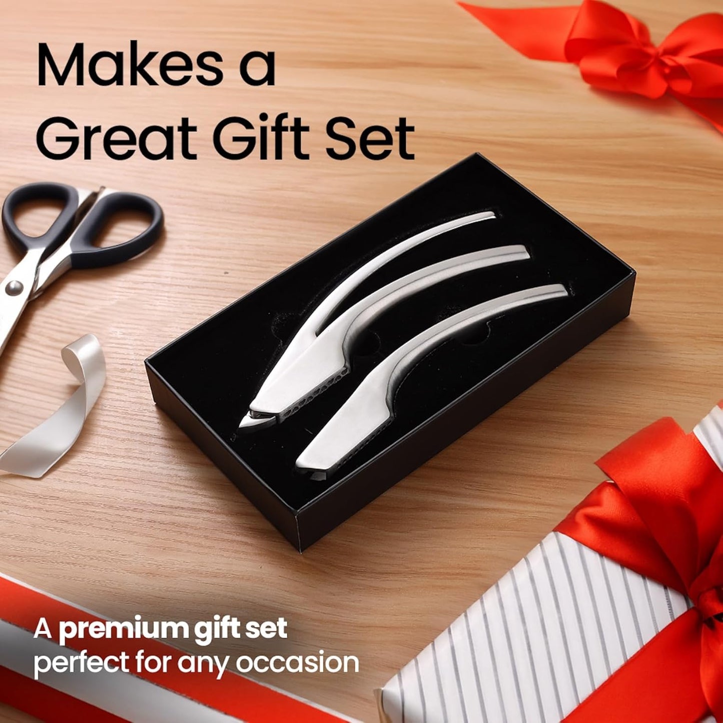 No Peeling Required Garlic Press Stainless Steel with Detachable Handle for Fine Mincing-Premium Garlic Mincer Tool, Rust-Proof, Easy to Clean, Dishwasher Safe Garlic Crusher with Lifetime Replacement