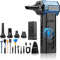 X301 Compressed Air Duster-250000RPM Super Power Electric Air Duster, Replaceable Batteries,Long Life mini Blower, 3-Gear Adjustable,4 nozzles for Computer, Keyboard, Outdoors and Car Cleaning