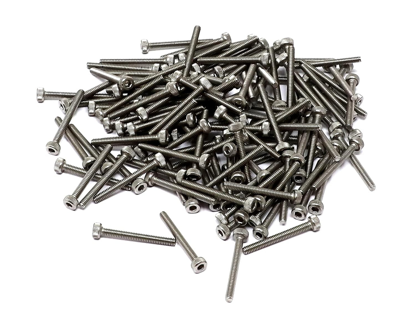 iexcell 25 Pcs M6 x 20mm Thread Pitch 1 mm Stainless Steel 304 Hex Socket Head Cap Screws Bolts Kit