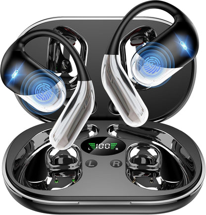 Real-Time AI Translation Earbuds - 198 Languages 3-in-1 Translating Device, Écouteurs traducteurs Anglais-français, Clear Voice Translation Headphones with Charging Case for Travel & Learning Black