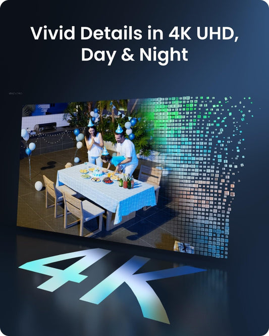 REOLINK 4K Solar Wireless Outdoor Security Cameras System, 2-Cam Kit, Encrypted 1 Year Local Storage, 360° PTZ for Home Security, 5G/2.4G WiFi, No Monthly Fee, Home Hub with 2X PT Ultra + Solar Panel