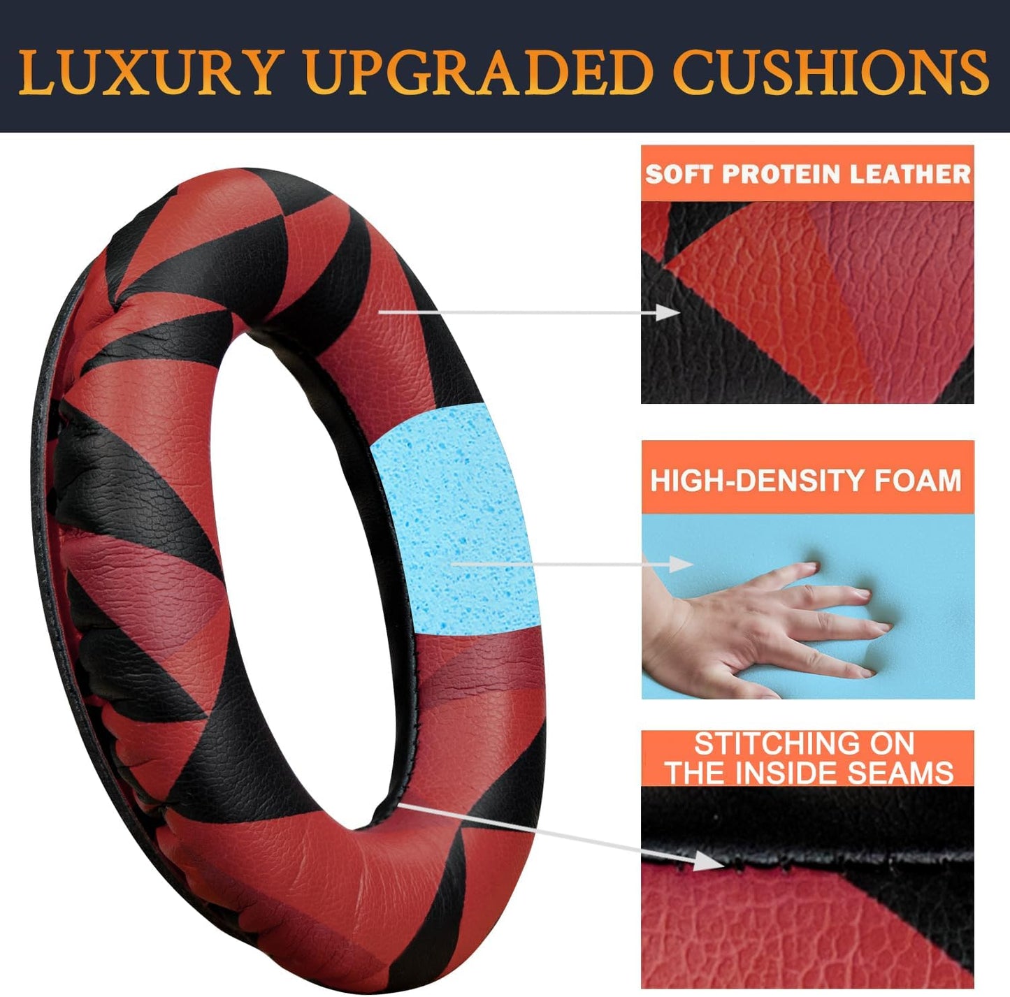 SoloWIT Earpads Cushions for Bose Headphones, Replacement Ear Pads for Bose QuietComfort 15 QC15 QC25 QC2 QC35/Ae2 Ae2i Ae2w/SoundTrue & SoundLink Around-Ear Series - QC25 PL Black&Blue