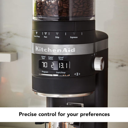 KitchenAid Burr Coffee Grinder, Black Matte, KCG8433BM