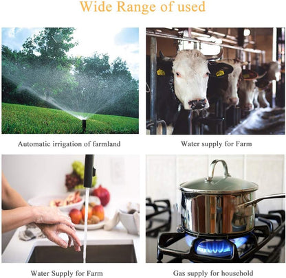 WiFi & Bluetooth Smart Water Valve DN15 (1/2") | Automatic Water Shutoff Controller | App & Voice Control | Alexa & Google Assistant Compatible