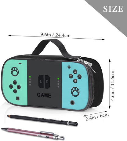 Game Pencil Case for Boys, Pen Holder Case Brush Pot Stationery Multifunction Pen Container Large Capacity Storage Pouch with Zipper Birthday Gifts Pen Box for Boys Men