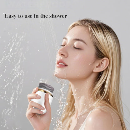 Facial Cleansing Brush,Face Scrubber,Electric Face Cleansing Brush,Comes with Three Replaceable Brush Heads,and USB Rechargeable,Electric Exfoliating Rotating Massage Device Waterproof Deep Cleaning