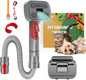 IZSOHHOME Compatible with V7 V8 V10 V11 V15,Dog Cat Brush for Shedding and Grooming,with Two Heads,Massage the skin,Easy to Clean Comb for Long or Short Haired Pets,Pet Brush Kit,Gift Box