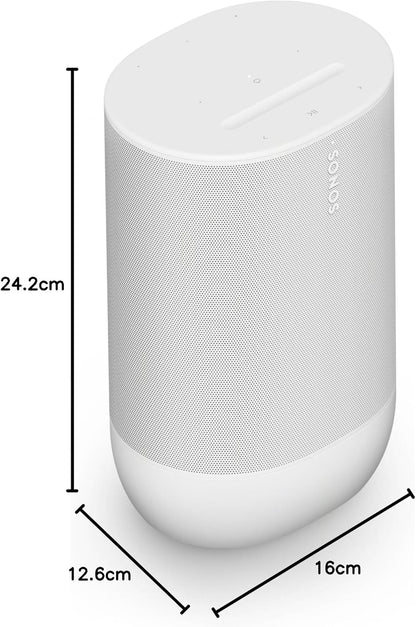 Sonos Move 2 - Black - Wireless Portable Bluetooth Speaker