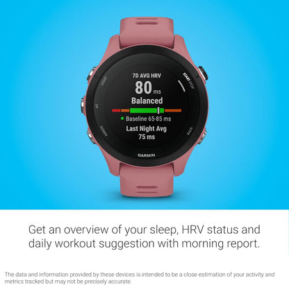 Garmin Forerunner® 255 Music, GPS Running Smartwatch with Music, Advanced Insights, Long-Lasting Battery, Black, 46 MM