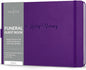 Skyline Funeral Guest Book for Memorial & Funeral Services – in Loving Memory Guest Sign in Book for Funerals – 738 Guest Entries with Name & Address, 129 Pages, Hardcover, 10x7″ (Purple) - PuriLite