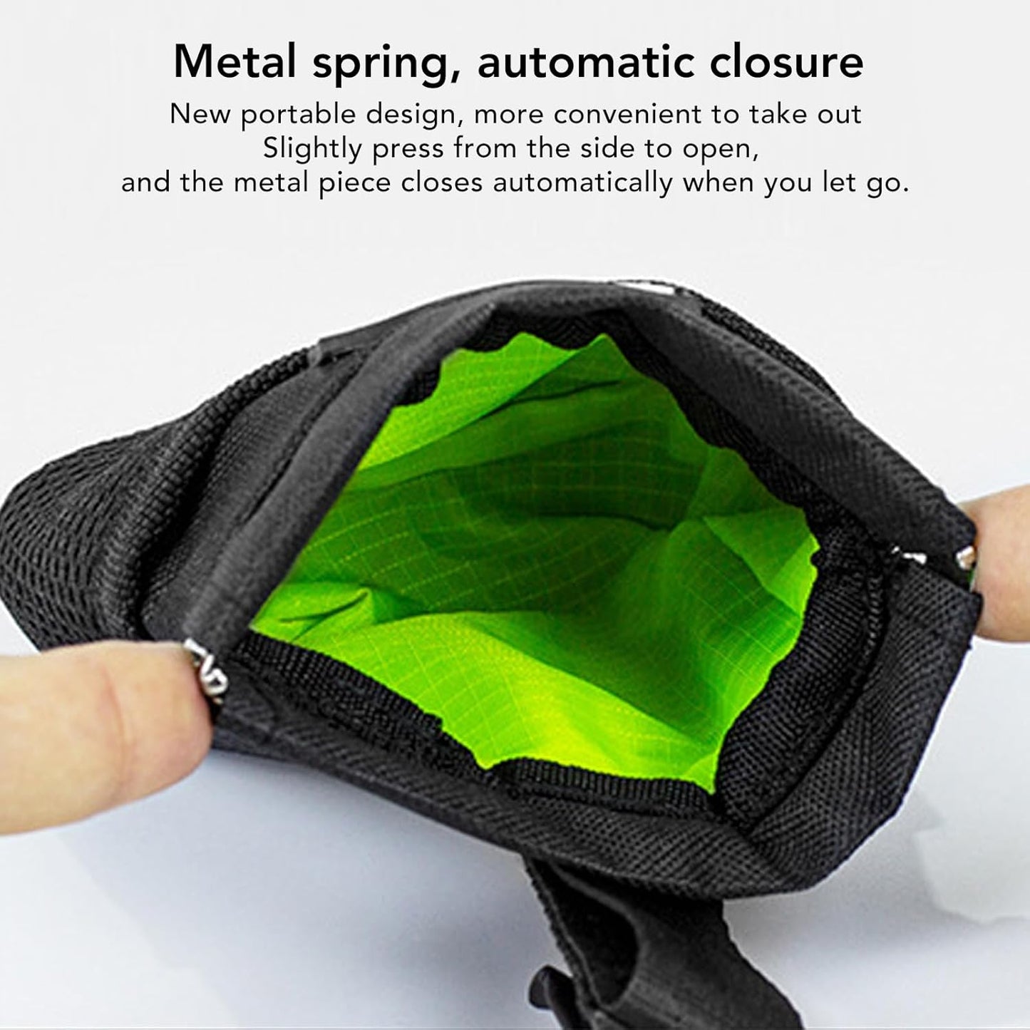 Dog Treat Waist Pouch, Dog Treat Bag Multiple Pockets Dog Treat Carrier Holder with Belt Clip for Puppy Dog Outdoor Walking Training Behavior Aids (Black)