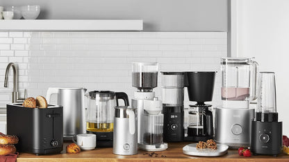 ZWILLING Enfinigy Electric Barista Non-Slip Milk Frother and Warmer, Black- Milk Steamer for Latte, Cappuccino, Macchiato