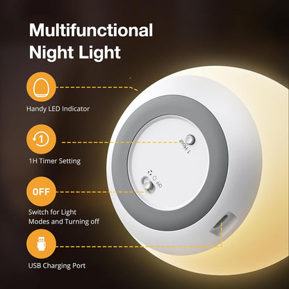 Purilite Select Touch LED Nursery Night Light