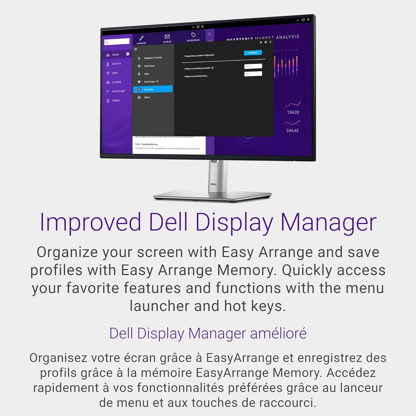 Dell 24 Monitor - P2425H - 23.8 Inch Full HD (1920 × 1080), 100Hz Refresh Rate, Comfortview Plus, 99% sRGB, IPS Panel, 1500:1, Tilt/Swivel/Pivot/Height, 3-Year Advanced Exchange Service - Black